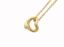 画像をギャラリービューアに読み込む, - ティファニー オープンハート ミニ ネックレス K18PG