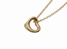 画像をギャラリービューアに読み込む, - ティファニー オープンハート ミニ ネックレス K18PG