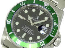 画像をギャラリービューアに読み込む, ロレックス グリーンサブマリーナ 16610LV ファット4 ビッグスイス