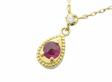 画像をギャラリービューアに読み込む, - ヴァンドーム青山 ネックレス K18YG ルビー ダイヤ