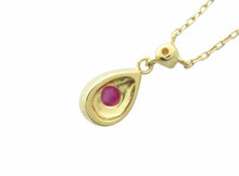 画像をギャラリービューアに読み込む, - ヴァンドーム青山 ネックレス K18YG ルビー ダイヤ
