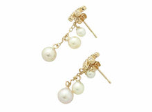 画像をギャラリービューアに読み込む, - ヴァンドーム青山 ピアス K18PG ダイヤ パール