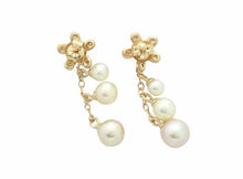 画像をギャラリービューアに読み込む, - ヴァンドーム青山 ピアス K18PG ダイヤ パール