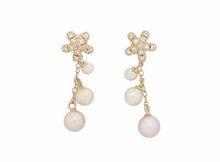 画像をギャラリービューアに読み込む, - ヴァンドーム青山 ピアス K18PG ダイヤ パール