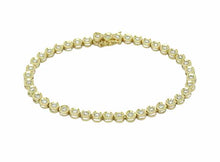 画像をギャラリービューアに読み込む, - テニスブレス K18YG ダイヤ1.00