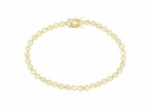 画像をギャラリービューアに読み込む, - テニスブレス K18YG ダイヤ1.00