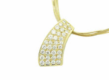 画像をギャラリービューアに読み込む, - ネックレス K18YG ダイヤ 1.50