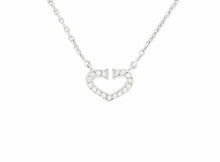 画像をギャラリービューアに読み込む, - カルティエ Cハート ネックレス K18WG ダイヤ