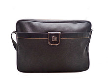 画像をギャラリービューアに読み込む, - dunhill ダンヒル ショルダーバッグ ダークグレー PVC/革