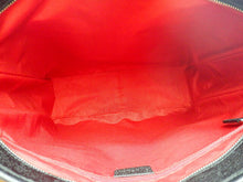 画像をギャラリービューアに読み込む, - BVLGARI ブルガリ ロゴマニア トートバッグ 黒 ナイロンキャンバス/革