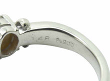 画像をギャラリービューアに読み込む, リング Pt900 キャッツアイ1.48 ダイヤ0.06 #15.5