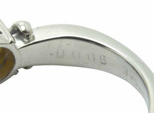 画像をギャラリービューアに読み込む, リング Pt900 キャッツアイ1.48 ダイヤ0.06 #15.5