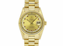 画像をギャラリービューアに読み込む, - ロレックス デイデイト 18238LR ルビー ミリヤードダイヤ K18YG