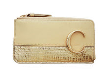 画像をギャラリービューアに読み込む, - Chloe クロエ クロエC スモールパース キーリング付 L字ファスナー カード入れ付小銭入れ