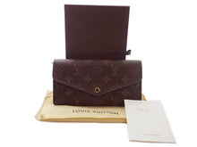 画像をギャラリービューアに読み込む, - LOUIS VUITTON ルイヴィトン MONOGRAM モノグラム PORTEFEUILLE SARAH ポルトフォイユ・サラ ブラウン M60531