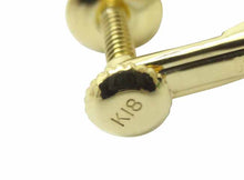 画像をギャラリービューアに読み込む, - 田崎 イヤリング K18YG ダイヤ0.21×2 エメラルド