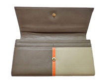 画像をギャラリービューアに読み込む, - Paul Smith ポールスミス ブロックストライプ 二つ折り長財布 PWU834 牛革 色トープ