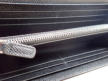 画像をギャラリービューアに読み込む, - BVLGARI ブルガリ ブルガリ ロゴクリップ ラージウォレット 289381 カーフレザー 黒