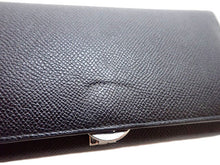 画像をギャラリービューアに読み込む, - BVLGARI ブルガリ ブルガリ ロゴクリップ ラージウォレット 289381 カーフレザー 黒