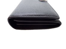 画像をギャラリービューアに読み込む, - BVLGARI ブルガリ ブルガリ ロゴクリップ ラージウォレット 289381 カーフレザー 黒