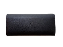 画像をギャラリービューアに読み込む, - BVLGARI ブルガリ ブルガリ ロゴクリップ ラージウォレット 289381 カーフレザー 黒