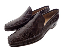 画像をギャラリービューアに読み込む, LOUIS VUITTON ルイヴィトン CROCODILE VAMP クロコダイル ヴァンプ ローファーシューズ クロコダイル 濃茶