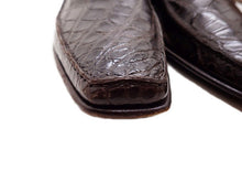 画像をギャラリービューアに読み込む, LOUIS VUITTON ルイヴィトン CROCODILE VAMP クロコダイル ヴァンプ ローファーシューズ クロコダイル 濃茶