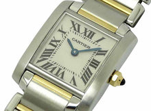 画像をギャラリービューアに読み込む, - カルティエ タンクフランセーズ SM SS/K18YG