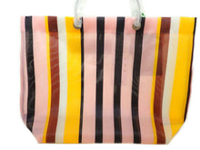 画像をギャラリービューアに読み込む, - MARNI MARKET マルニ マーケット ストライプ ミディアム バッグ トート マルチカラーピンク SHMHR08A01 TN296STC12