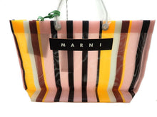 画像をギャラリービューアに読み込む, - MARNI MARKET マルニ マーケット ストライプ ミディアム バッグ トート マルチカラーピンク SHMHR08A01 TN296STC12
