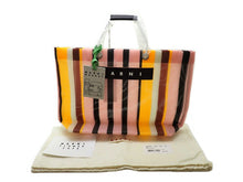 画像をギャラリービューアに読み込む, - MARNI MARKET マルニ マーケット ストライプ ミディアム バッグ トート マルチカラーピンク SHMHR08A01 TN296STC12