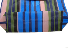 画像をギャラリービューアに読み込む, - MARNI MARKET マルニ マーケット ストライプ バッグ トート マルチカラーブルー SHMHR08A01 TN296STB42