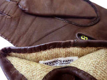 画像をギャラリービューアに読み込む, HERMES エルメス H金具 レザー カシミア グローブ 手袋 #8