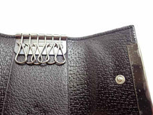 画像をギャラリービューアに読み込む, GUCCI グッチ ロゴプレート レザー 6連 キーケース 033 1840 0851