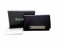画像をギャラリービューアに読み込む, GUCCI グッチ ロゴプレート レザー 6連 キーケース 033 1840 0851