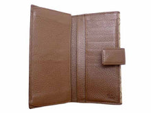 画像をギャラリービューアに読み込む, GUCCI グッチ GG Canvas GGキャンバス Wホック 長財布 231841 茶 キャンバス/革 アウトレット