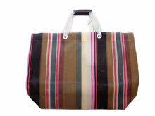 画像をギャラリービューアに読み込む, - MARNI MARKET マルニ マーケット ストライプ バッグ トート マルチカラーブラウン SHMHR08A01 TN296STM24