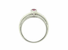 画像をギャラリービューアに読み込む, リング Pt900 ルビー 0.79 ダイヤ 0.56 #12