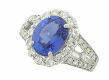 画像をギャラリービューアに読み込む, リング Pt900 タンザナイト 2.92 ダイヤ 0.82 #11