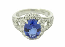 画像をギャラリービューアに読み込む, リング Pt900 タンザナイト 2.92 ダイヤ 0.82 #11