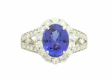 画像をギャラリービューアに読み込む, リング Pt900 タンザナイト 2.92 ダイヤ 0.82 #11