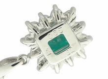 画像をギャラリービューアに読み込む, - ネックレス Pt850 エメラルド 0.65 ダイヤ 0.32