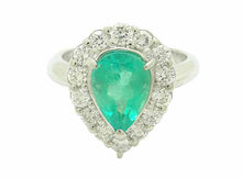 画像をギャラリービューアに読み込む, - リング Pt900 エメラルド 2.13 ダイヤ 0.83 #12