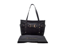 画像をギャラリービューアに読み込む, - BVLGARI ブルガリ ロゴプレート トートバッグ