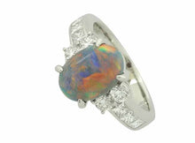 画像をギャラリービューアに読み込む, - リング Pt900 オパール 2.38 ダイヤ 0.90 #11