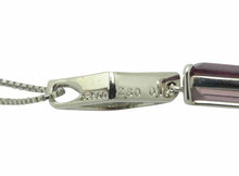 画像をギャラリービューアに読み込む, ネックレス Pt850/900 パープルサファイヤ 2.80 ダイヤ 0.17