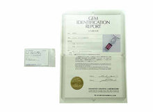 画像をギャラリービューアに読み込む, ネックレス Pt850/900 パープルサファイヤ 2.80 ダイヤ 0.17