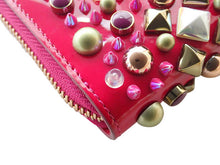 画像をギャラリービューアに読み込む, Christian Louboutin クリスチャンルブタン Panettone パネトーネ Multi Studs マルチスタッズ Round Zipper Long Wallet ラウンドファスナー 長財布 3175226 P185