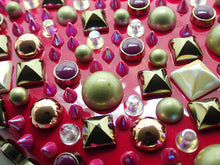 画像をギャラリービューアに読み込む, Christian Louboutin クリスチャンルブタン Panettone パネトーネ Multi Studs マルチスタッズ Round Zipper Long Wallet ラウンドファスナー 長財布 3175226 P185