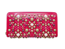 画像をギャラリービューアに読み込む, Christian Louboutin クリスチャンルブタン Panettone パネトーネ Multi Studs マルチスタッズ Round Zipper Long Wallet ラウンドファスナー 長財布 3175226 P185
